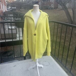 FREE PEOPLE Swim Too Deep Cardigan Size XL